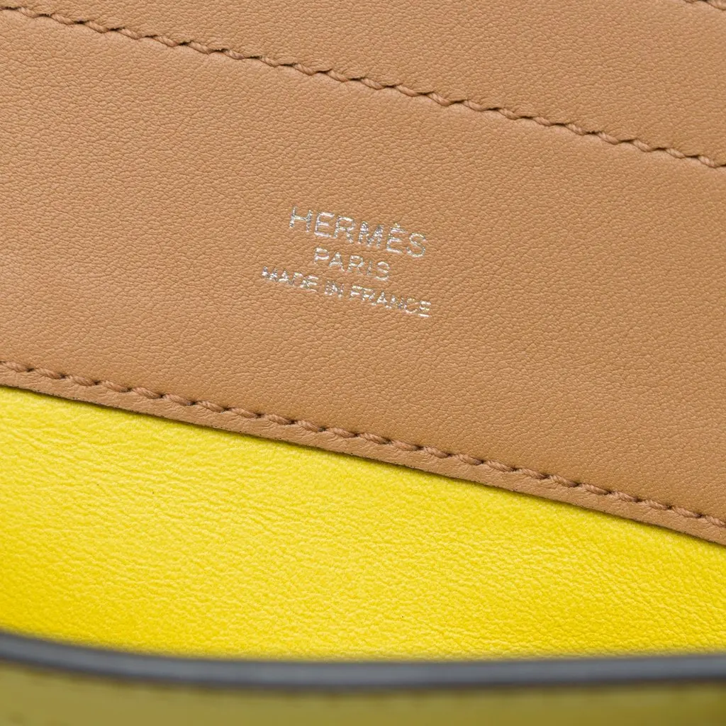 Hermès Mini Milo and Swift Aline Bag Yellow Leather Very good - Box View