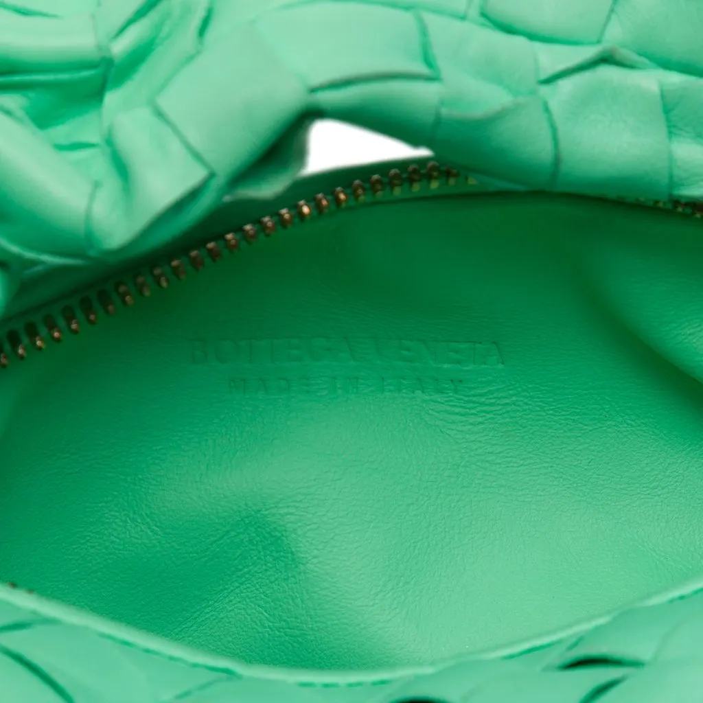 Bottega Veneta Mini Nappa Intrecciato Jodie Green Leather Very good - Box View