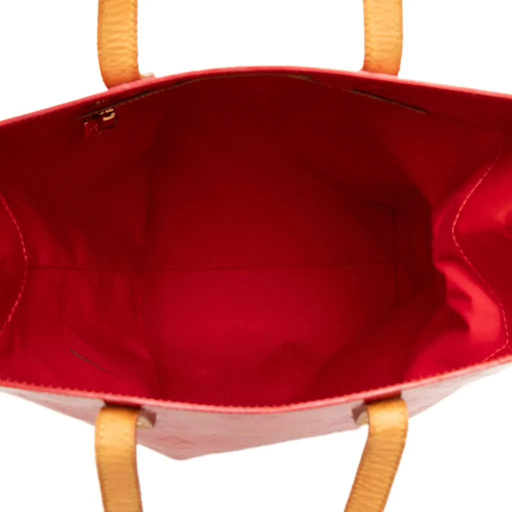 Louis Vuitton Monogram Vernis Reade MM Red Leather Very good - Model View
