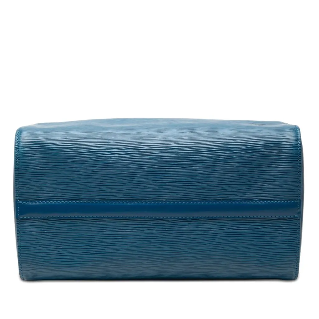Louis Vuitton Epi Speedy 35 Blue Leather Very good - Inside View