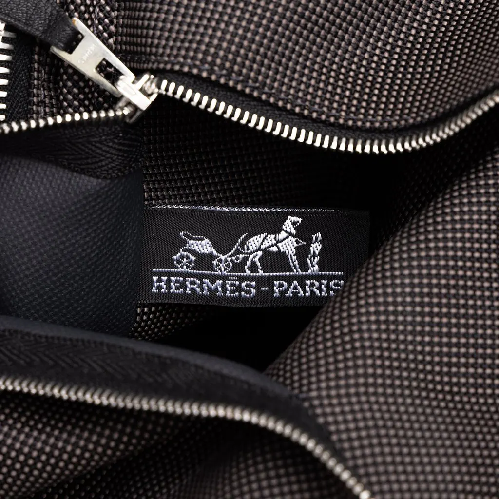 Hermès Canvas Herline Porte Documents Brown Canvas Very good - Box View
