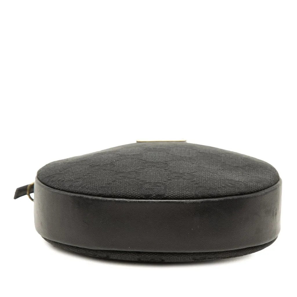 Gucci GG Canvas Round Crossbody Black Very good - Inside View