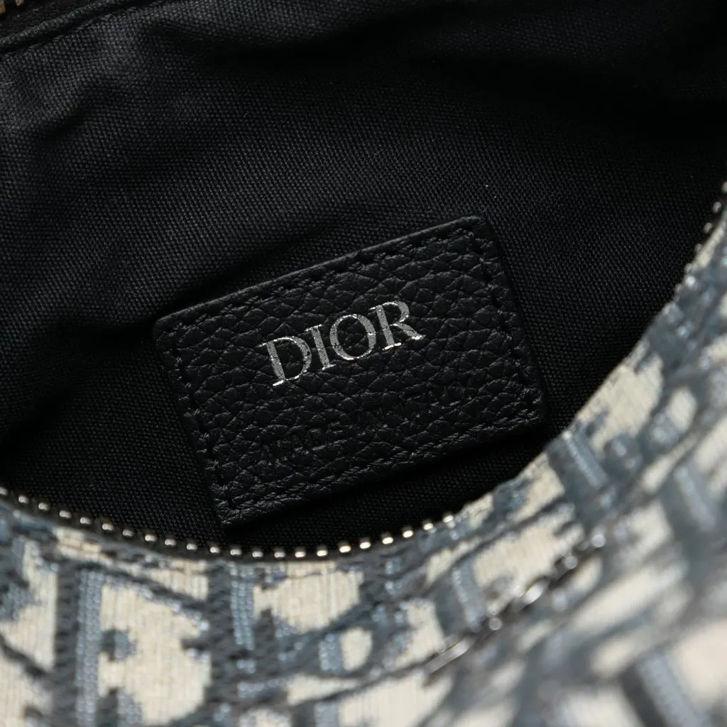 Dior Mini Oblique Canvas Roller Messenger Bag Blue Very good - Box View
