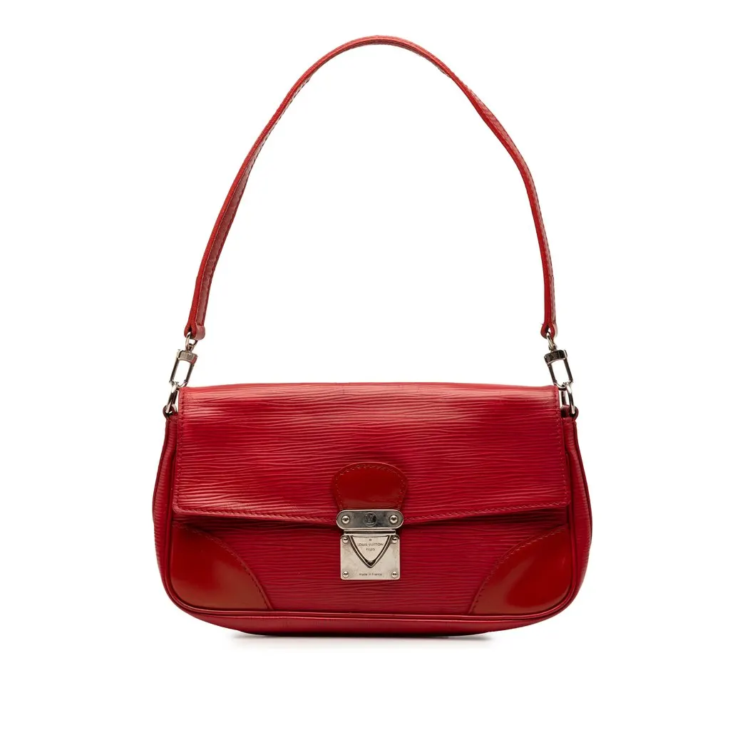 Louis Vuitton Epi Pochette Segur Red Leather Very good - Front View