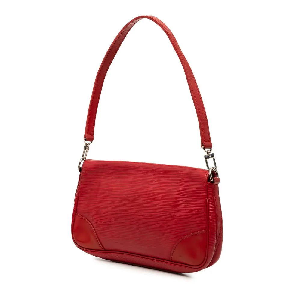 Louis Vuitton Epi Pochette Segur Red Leather Very good - Back View