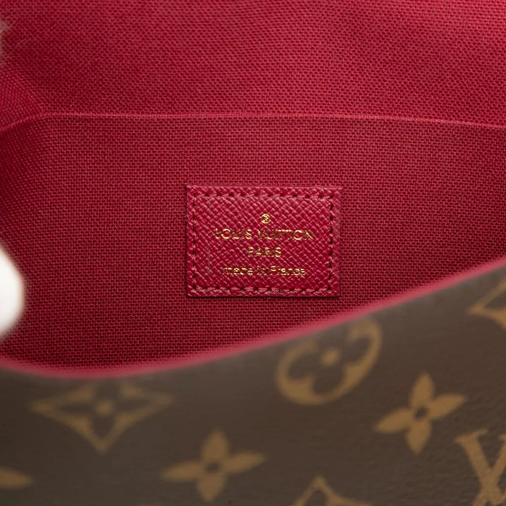 Louis Vuitton Monogram Pochette Felicie Brown Canvas Very good - Box View