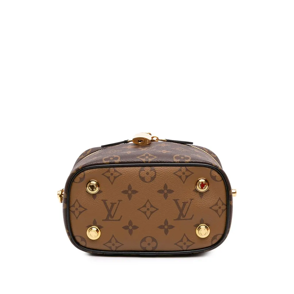 Louis Vuitton Monogram Reverse Vanity PM Brown Canvas Good - Inside View