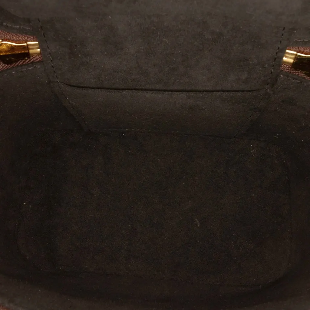 Louis Vuitton Monogram Reverse Vanity PM Brown Canvas Good - Model View