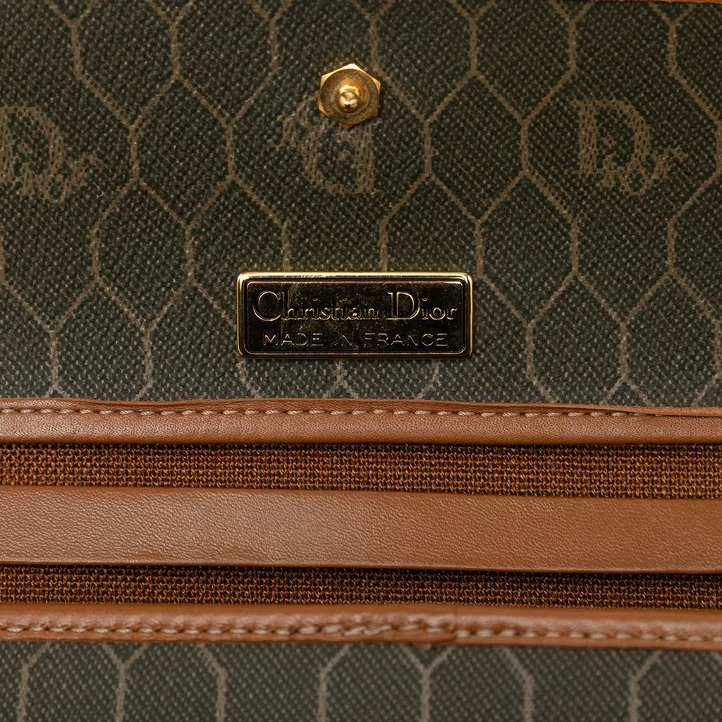 Dior Honeycomb Coated Canvas Chain Crossbody Black Very good - Box View