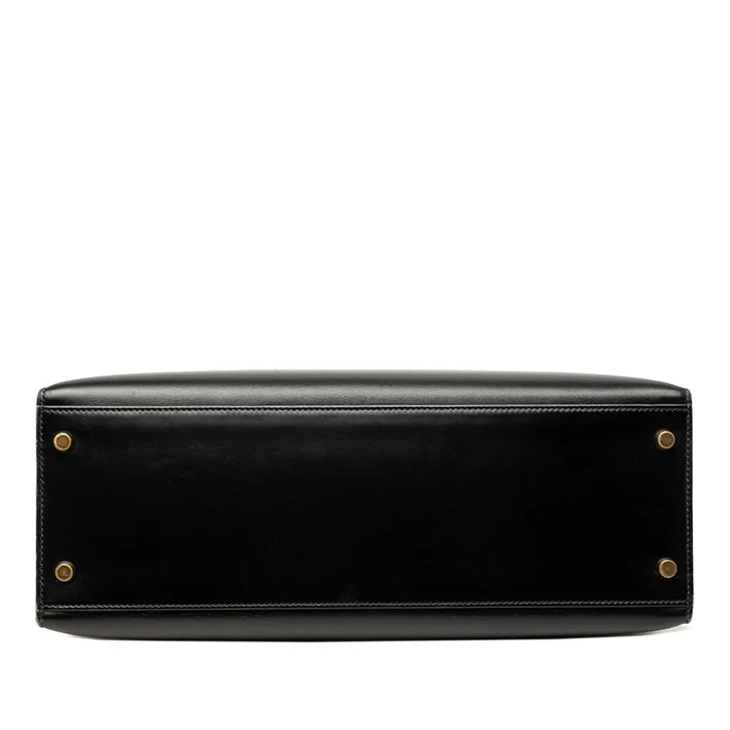 Hermès Box Calf Kelly Sellier 32 Black Leather Very good - Inside View