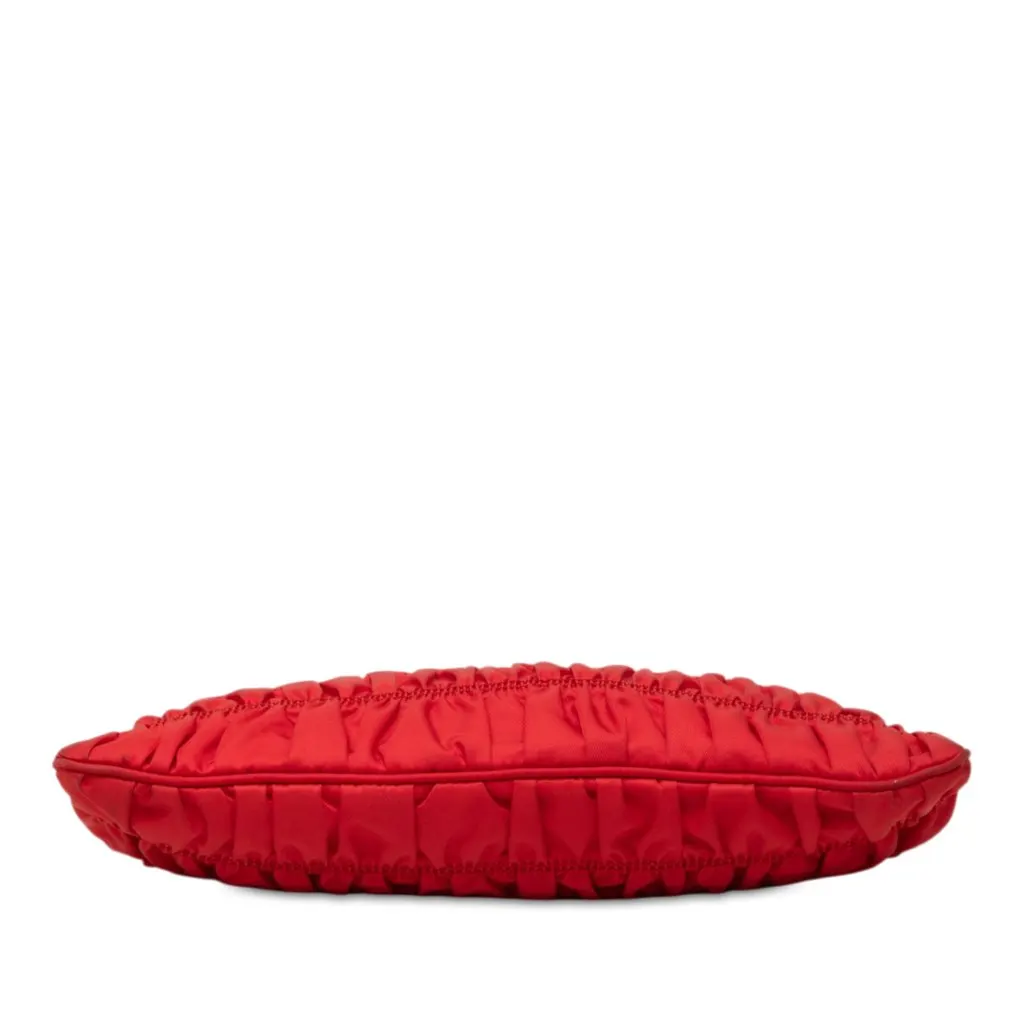 Prada Tessuto Gaufre Crossbody Red Very good - Inside View