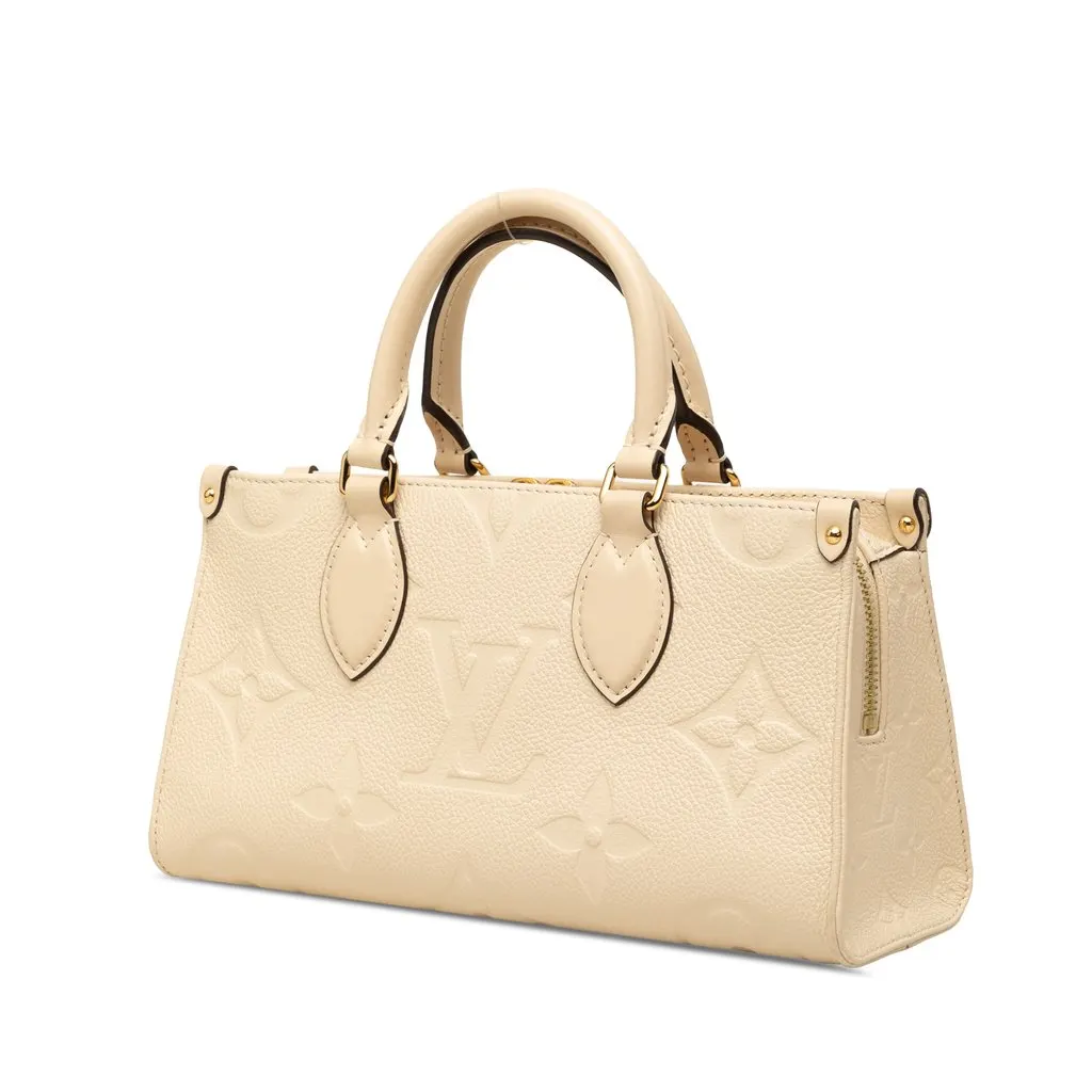 Louis Vuitton Monogram Giant Empreinte OnTheGo East West Brown Leather Very good - Back View