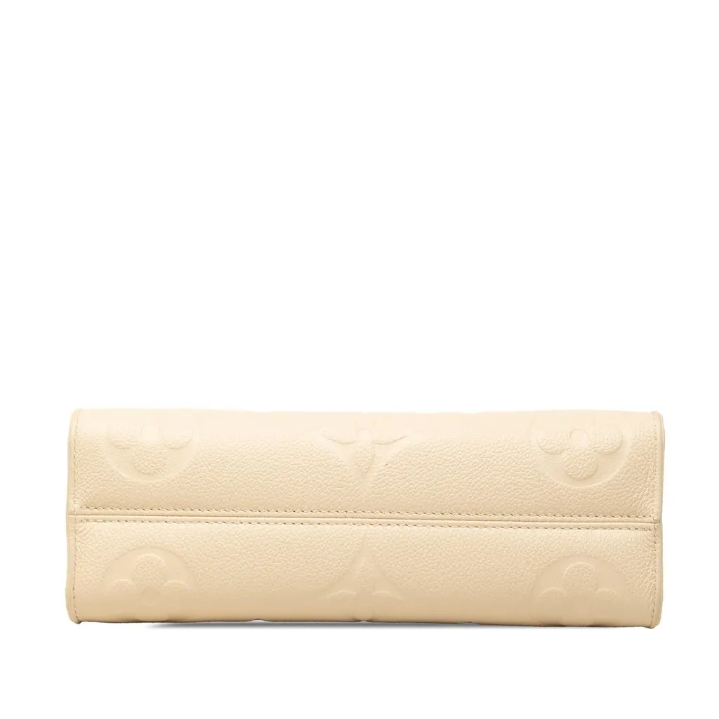 Louis Vuitton Monogram Giant Empreinte OnTheGo East West Brown Leather Very good - Inside View
