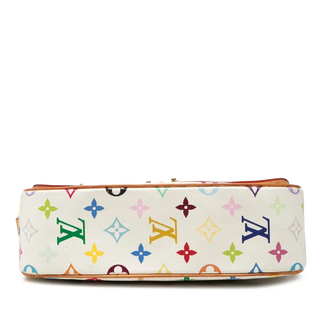 Louis Vuitton Monogram Multicolore Sologne White Very good - Inside View