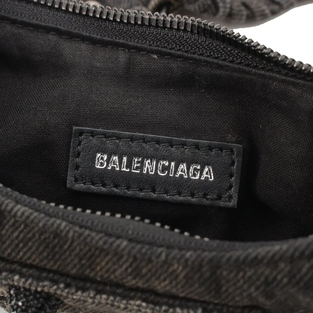 Balenciaga Denim Motocross Le Cagole XS Black Very good - Model View