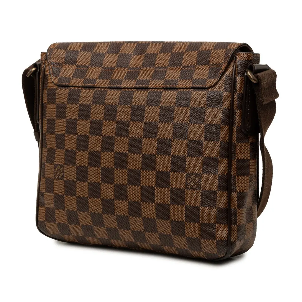 Louis Vuitton Damier Ebene District PM Brown Very good - Back View