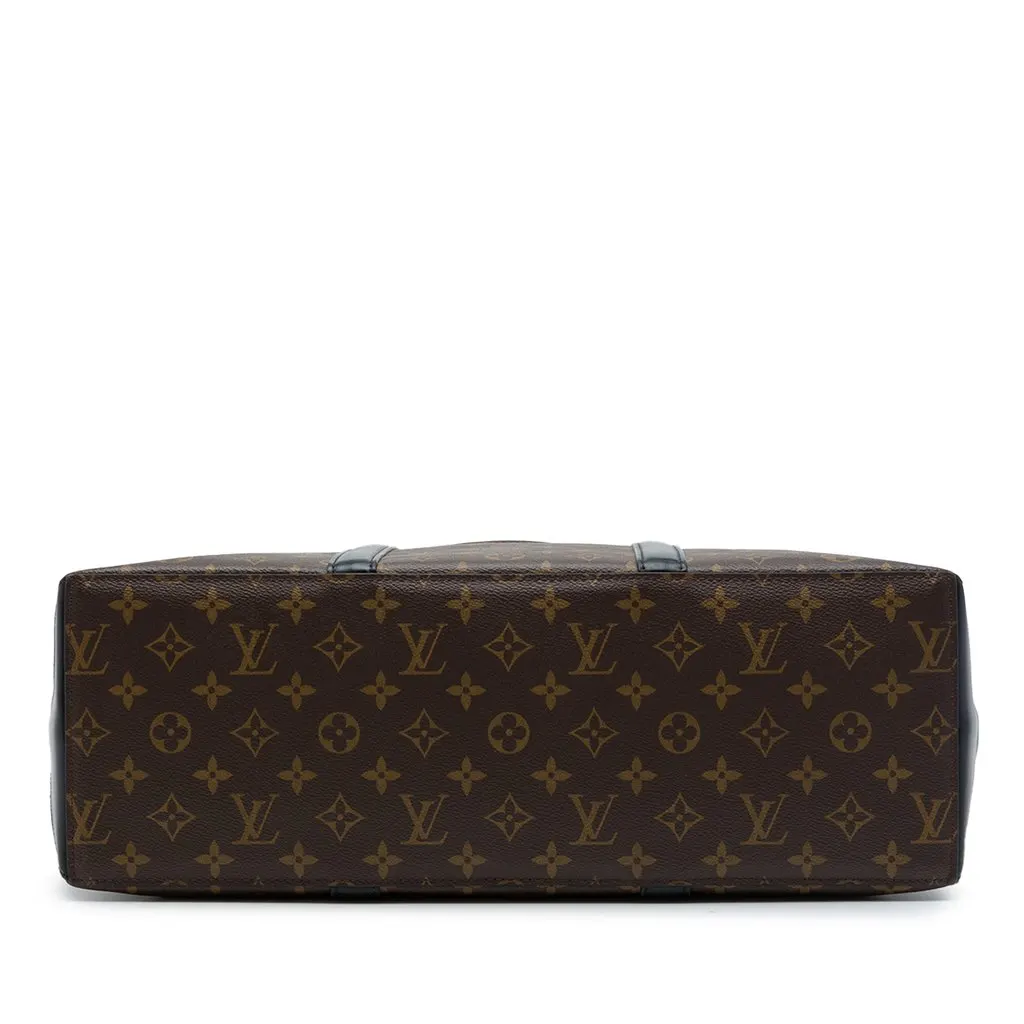 Louis Vuitton Monogram Macassar Weekend Tote GM Brown Very good - Inside View