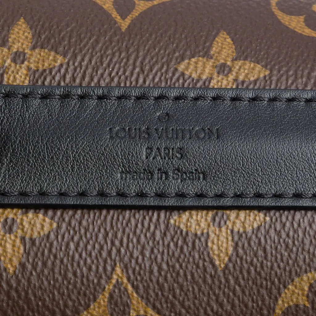 Louis Vuitton Monogram Macassar Weekend Tote GM Brown Very good - Box View