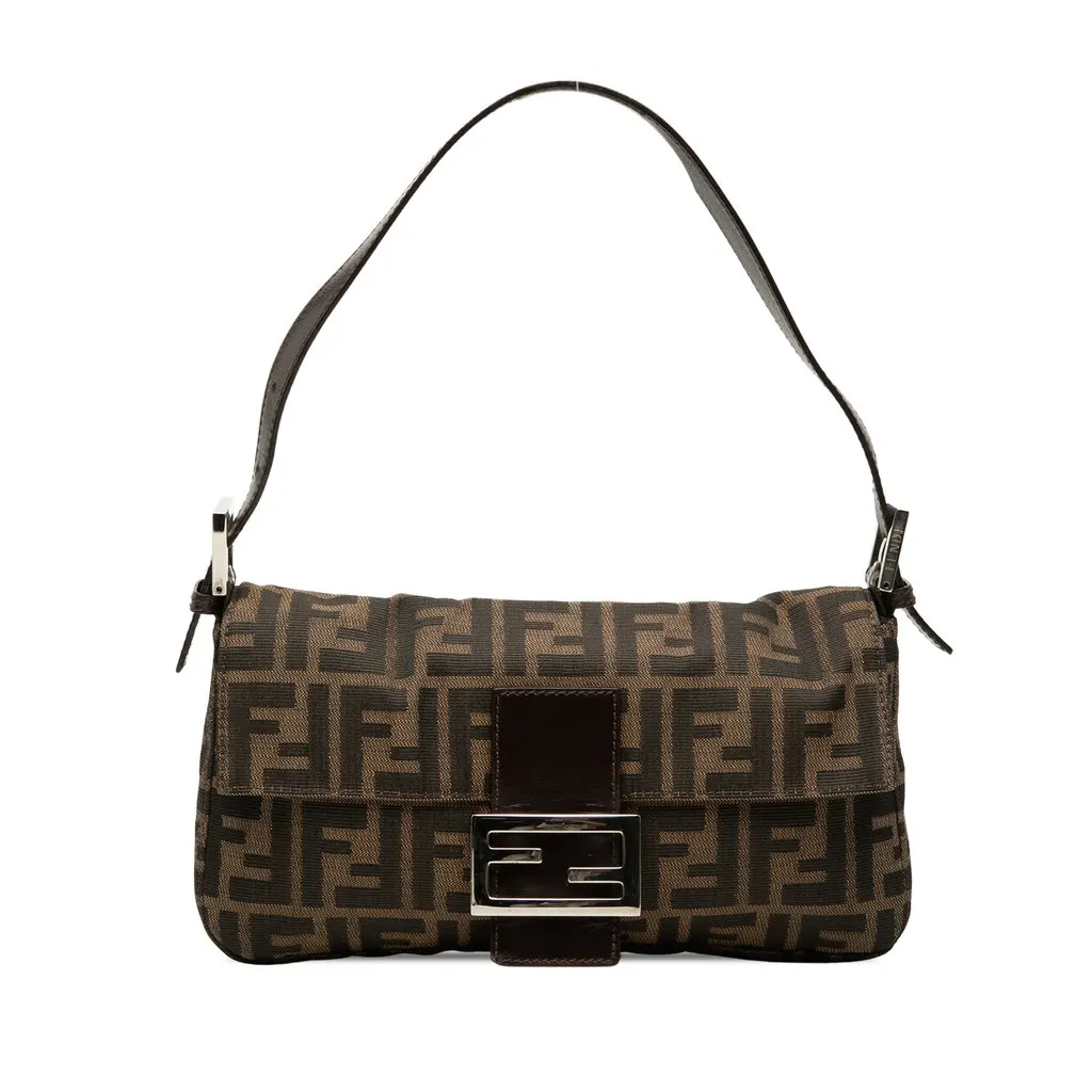 Fendi Zucca Canvas Baguette Brown Very good - Front View