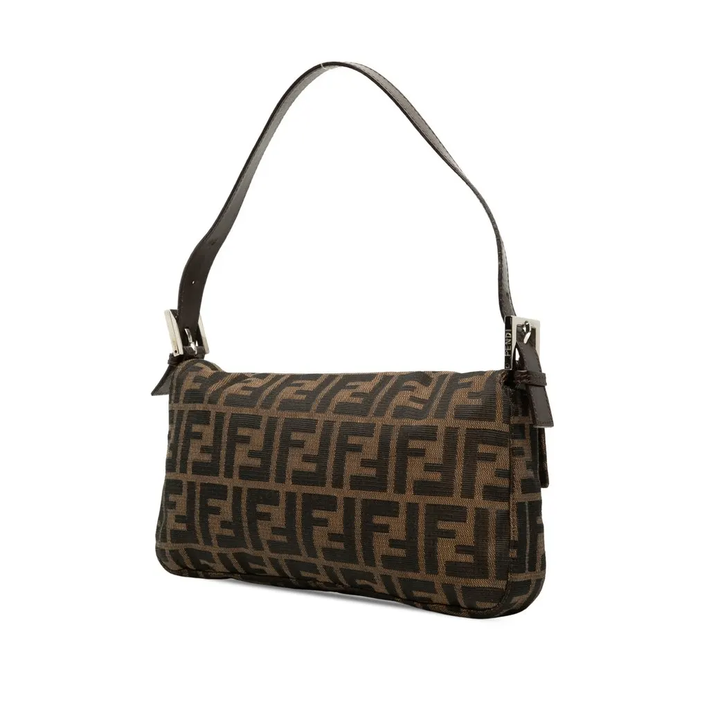 Fendi Zucca Canvas Baguette Brown Very good - Back View