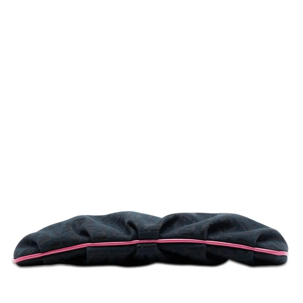 Fendi Zucchino Canvas Pouch Black Very good - Inside View