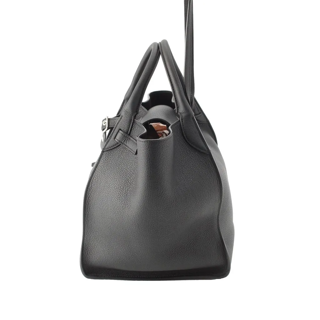 Celine Medium Supple Grained Calfskin Big Bag Black Leather Very good - Model View