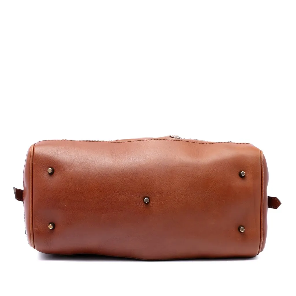 Burberry Leather Heart Studded Boston Bag Brown Leather Very good - Inside View