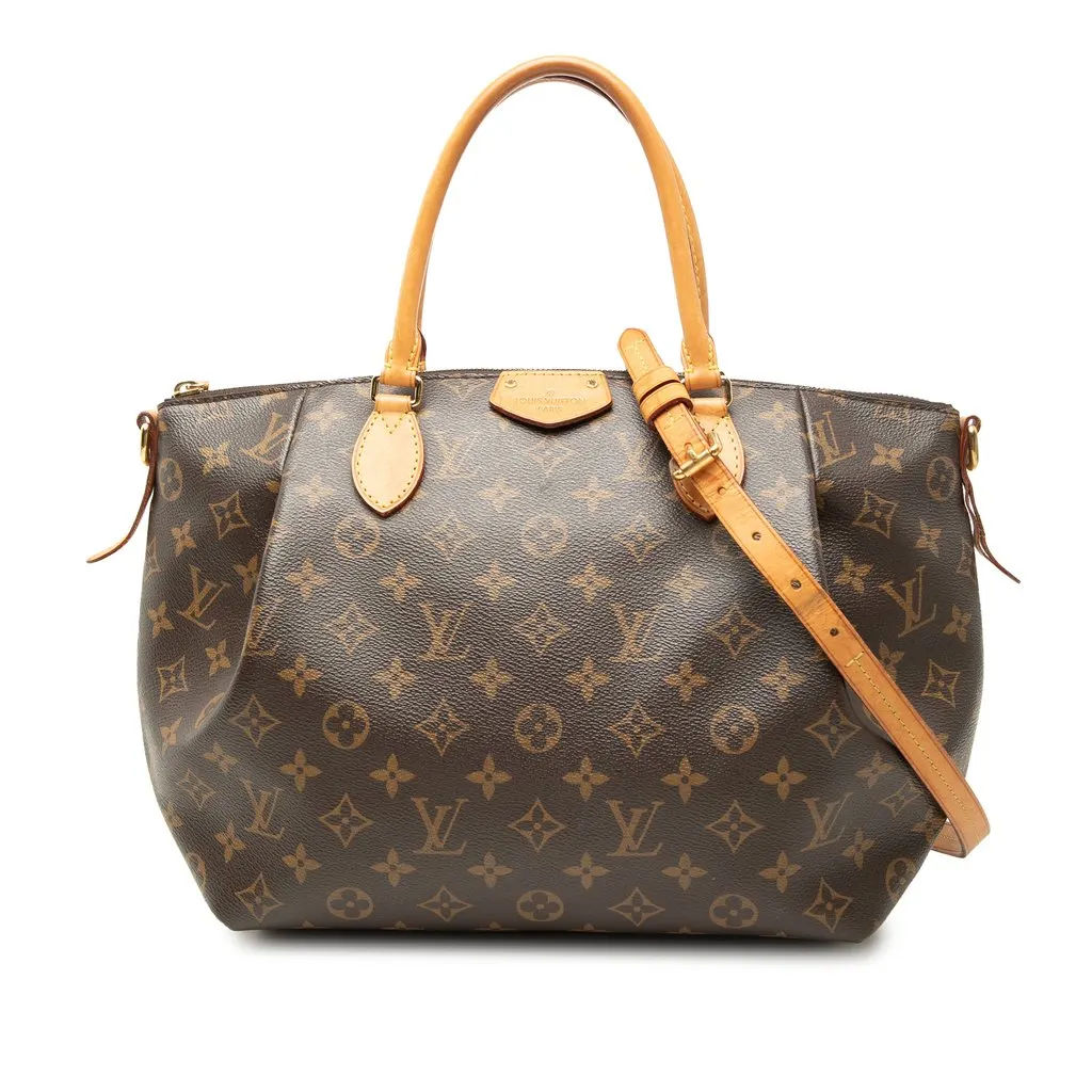 Louis Vuitton Monogram Turenne MM Brown Canvas Good - Front View
