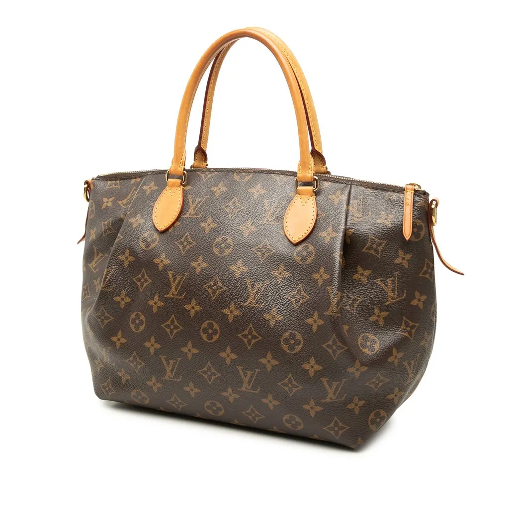 Louis Vuitton Monogram Turenne MM Brown Canvas Good - Back View