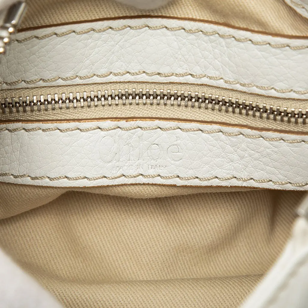 Chloé Mini Leather Paddington Handbag White Leather Good - Box View