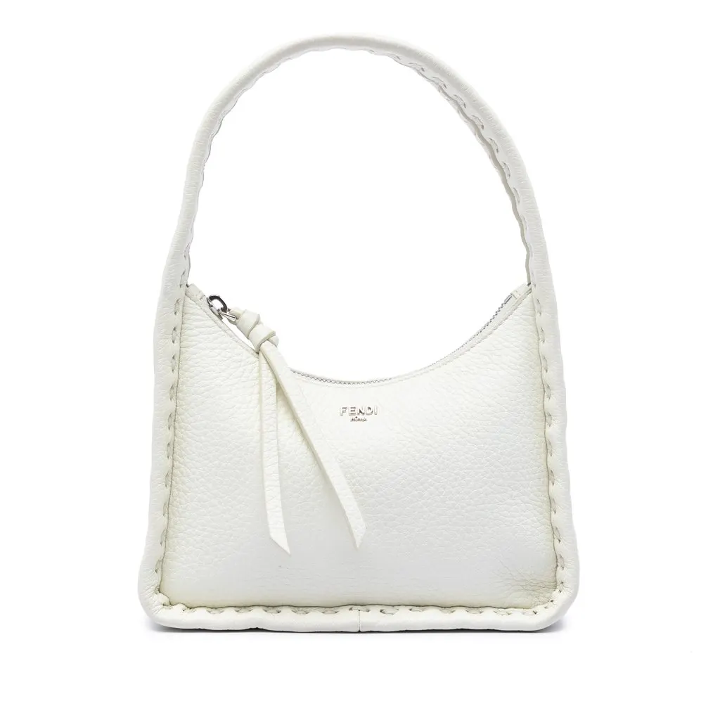 Fendi Mini Cuoio Romano Selleria Fendessence Handbag White Leather Very good - Front View