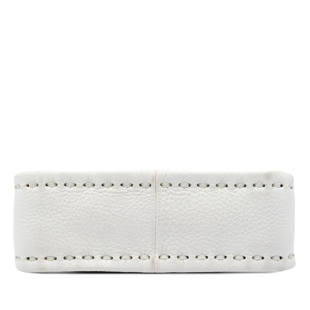 Fendi Mini Cuoio Romano Selleria Fendessence Handbag White Leather Very good - Inside View