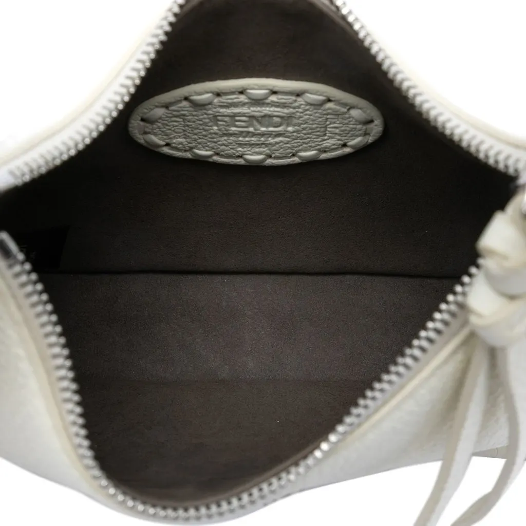 Fendi Mini Cuoio Romano Selleria Fendessence Handbag White Leather Very good - Model View