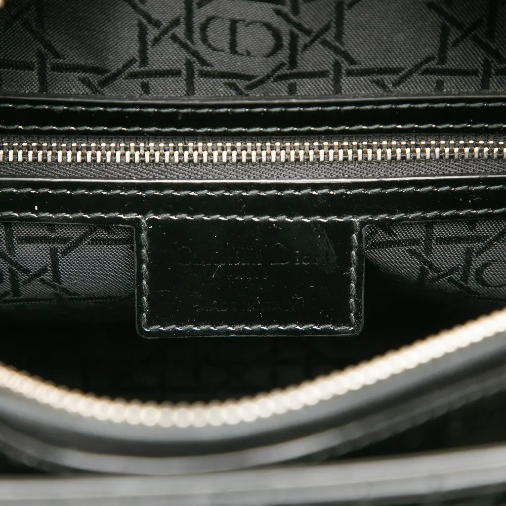 Dior Large Patent Cannage Lady Dior Black Leather Very good - Box View