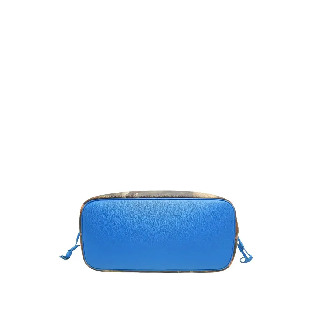Louis Vuitton Jeff Koons Masters Collection Rubens Neverfull MM Blue Very good - Back View