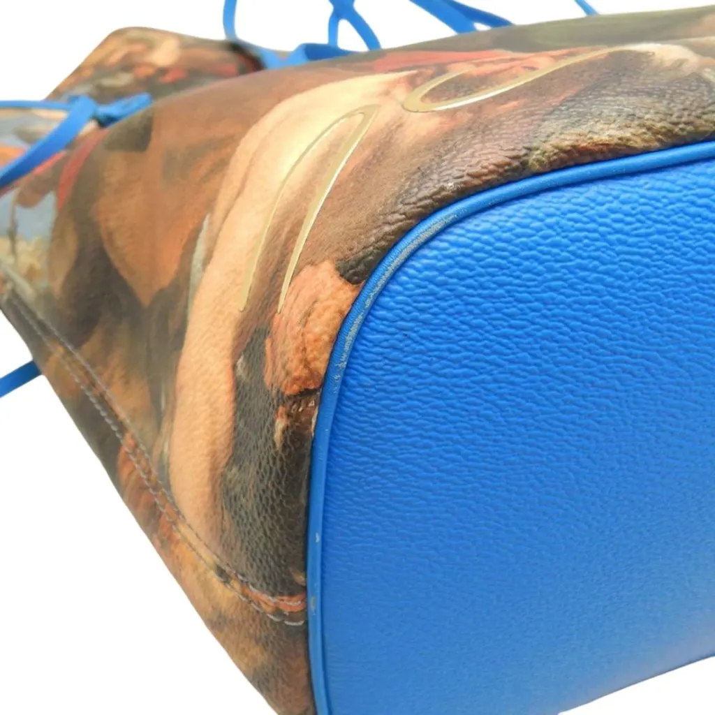 Louis Vuitton Jeff Koons Masters Collection Rubens Neverfull MM Blue Very good - Model View