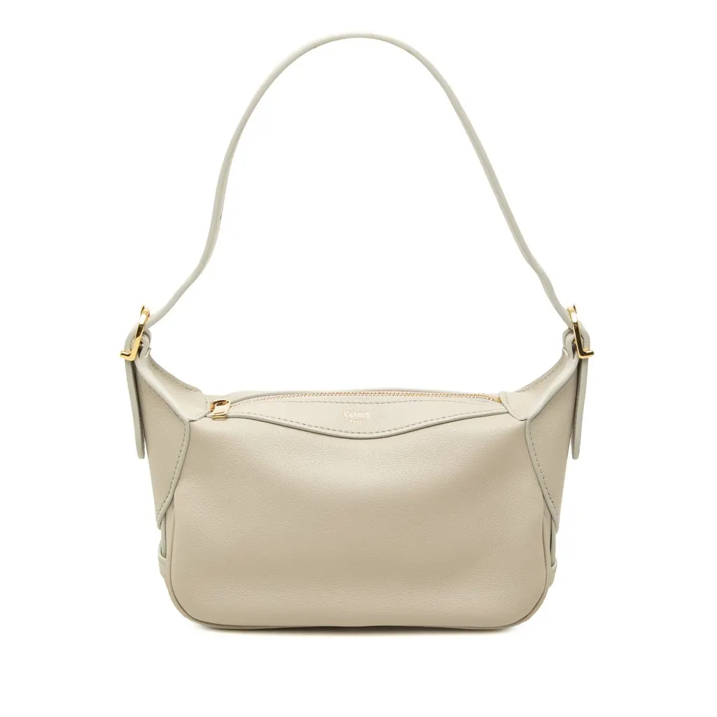 Celine Mini Supple Grained Calfskin Romy Shoulder Bag
