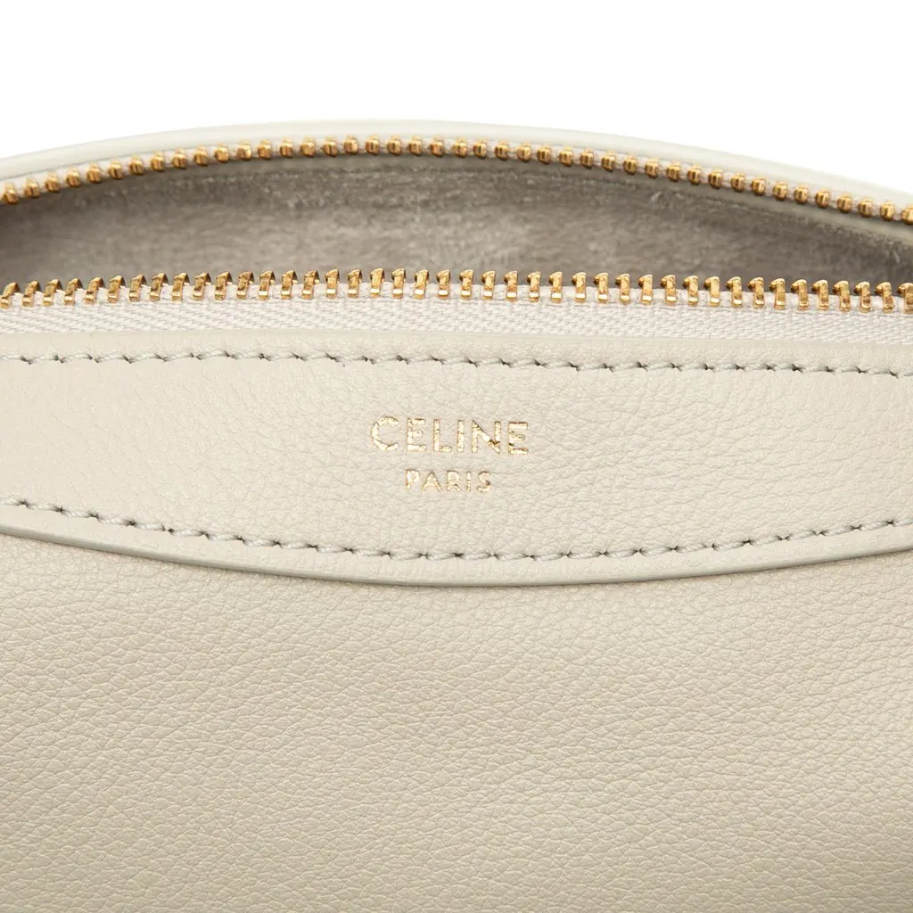 Celine Mini Supple Grained Calfskin Romy Shoulder Bag Brown Leather Good - Box View