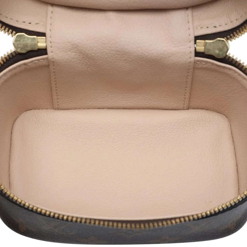 Louis Vuitton Monogram Nice Nano Vanity Case Brown Canvas Very good - Model View