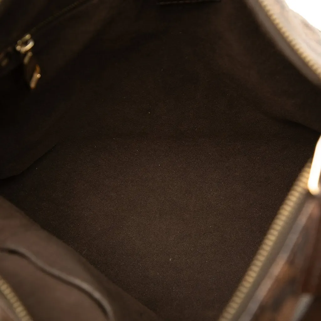 Louis Vuitton Damier Ebene Portobello PM Brown Good - Model View