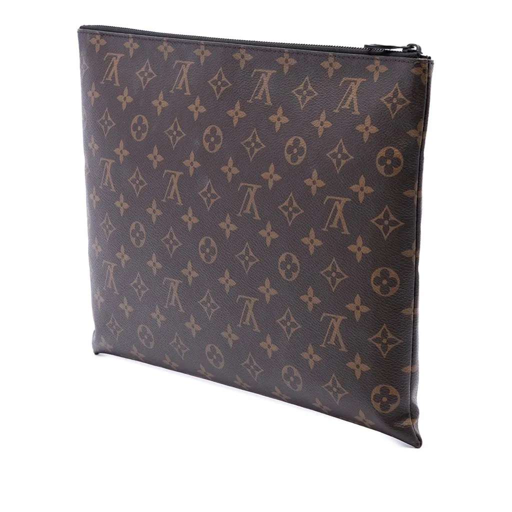 Louis Vuitton Monogram Solar Ray A4 Pochette Brown Canvas Very good - Back View