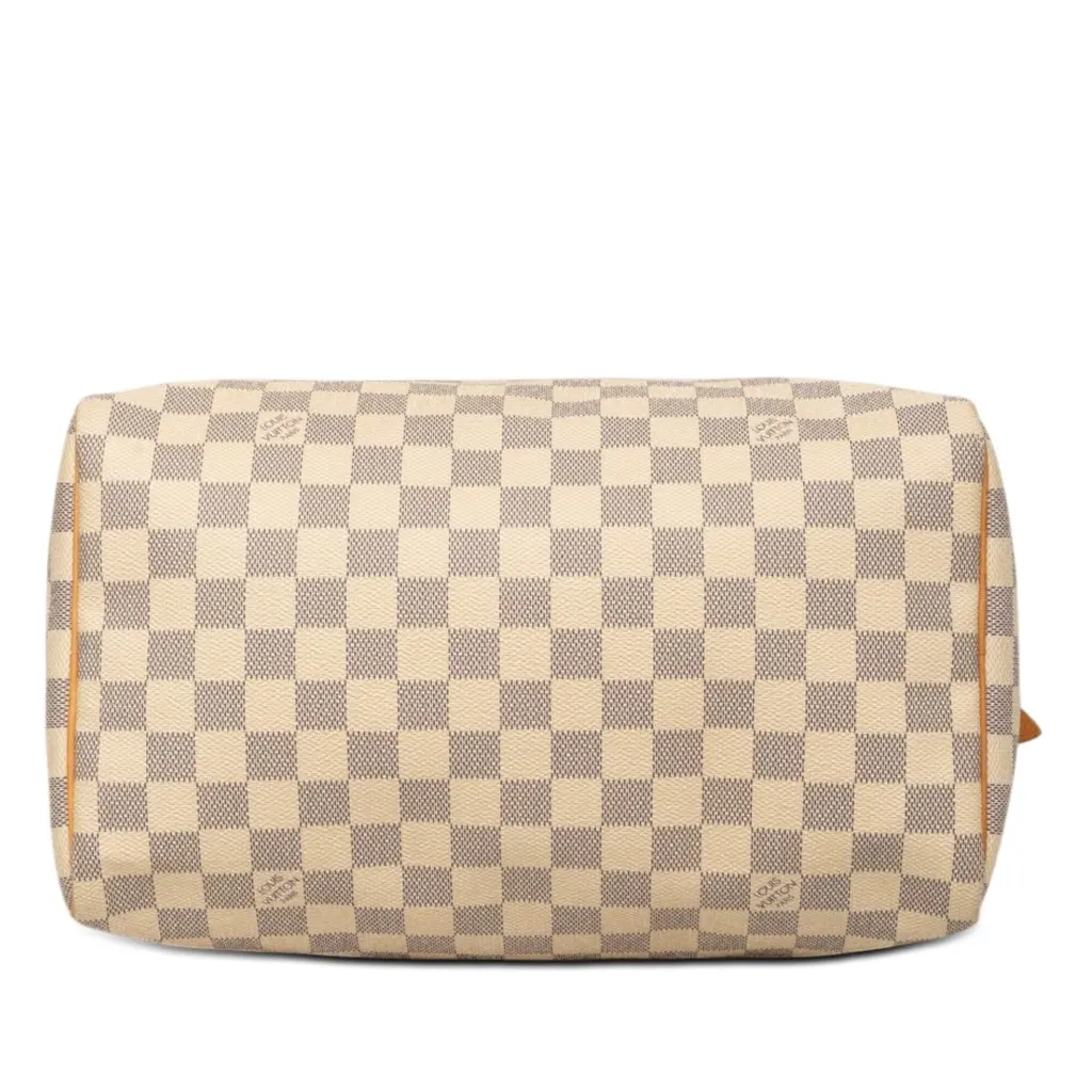 Louis Vuitton Damier Azur Speedy 30 White Very good - Inside View