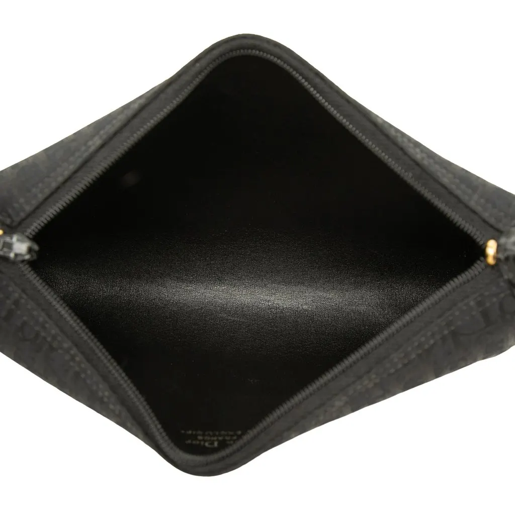 Dior Diorissimo Trotter Canvas Crossbody Black Very good - Model View