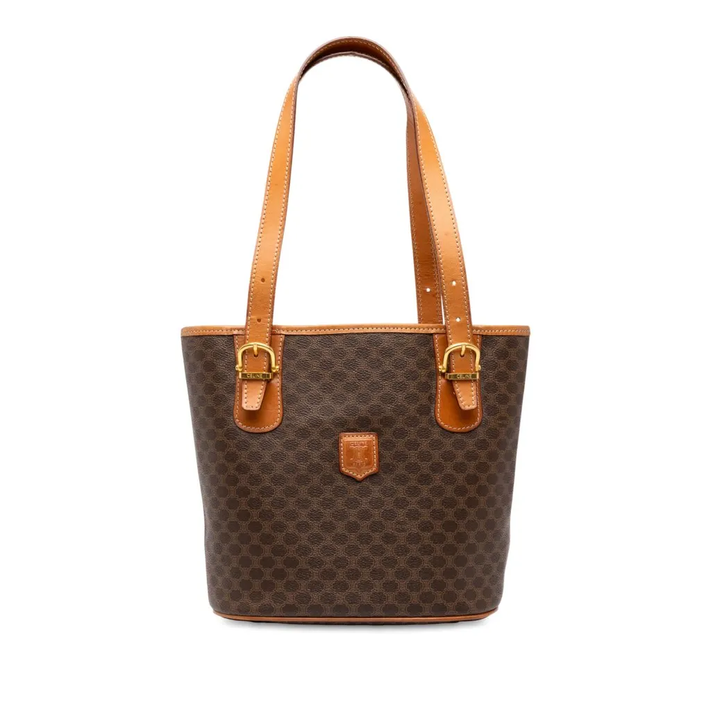 Celine ماكادام Coated قماش حقيبة توت