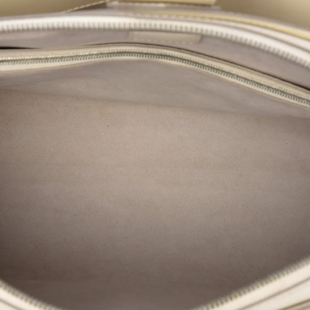Louis Vuitton Epi Pont Neuf GM White Leather Good - Model View