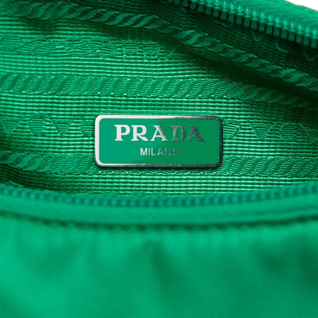 Prada Mini Tessuto Re Edition 2000 Shoulder Bag Green Very good - Box View