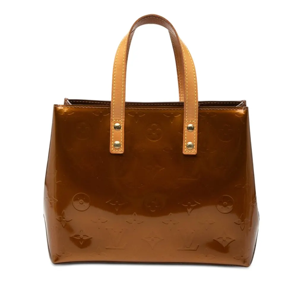 Louis Vuitton Monogram Vernis Reade PM Brown Leather Very good - Front View