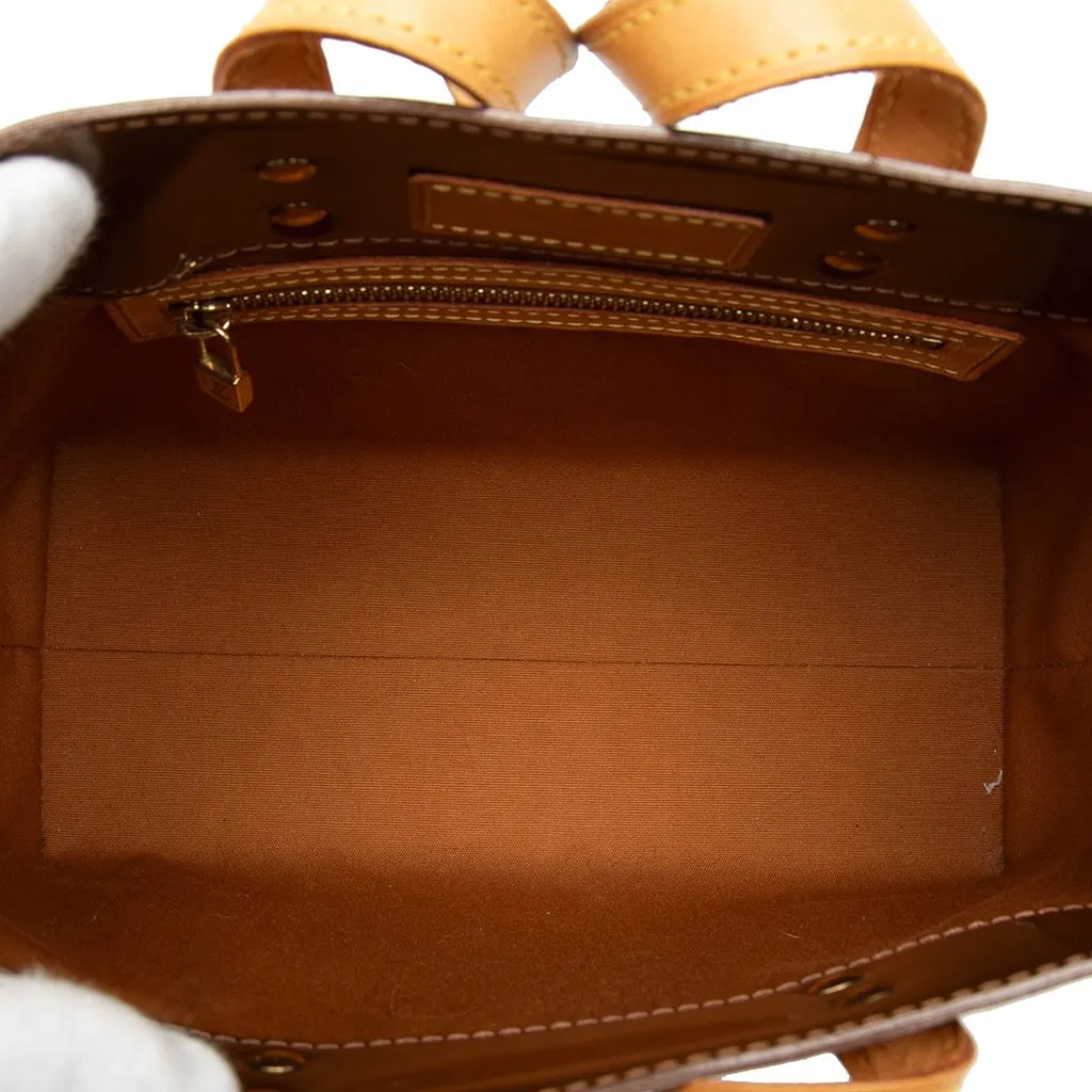 Louis Vuitton Monogram Vernis Reade PM Brown Leather Very good - Model View