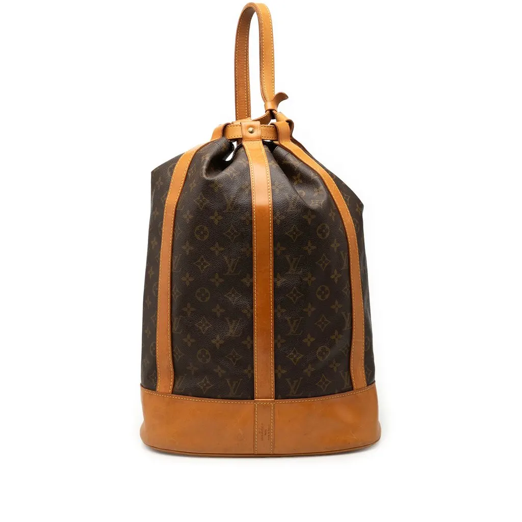Louis Vuitton Monogram Randonnee GM Brown Good - Front View