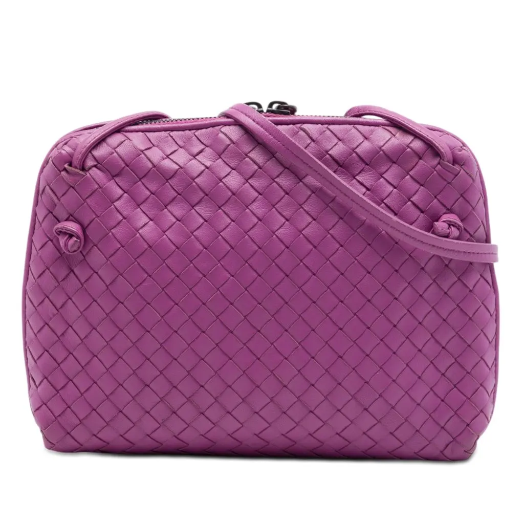 Bottega Veneta Nappa Intrecciato Nodini Crossbody